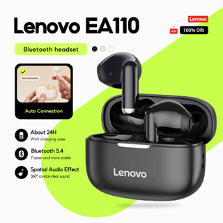 Tai nghe Lenovo EA110 Tai nghe không dây Bluetooth Tai nghe miniTWS Bluetooth 5.4 Điều khiển cảm ứng Tuổi thọ pin dài HD Voice với Mic LP40 Pro Cùng phong cách