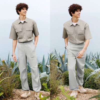 Semir Cool Paratrooper Quần Nữ Mùa Hè 2025 Mới Co Giãn Rời Quần Bảo Hộ Lao Động Quần Ẩm Xẻ Nam