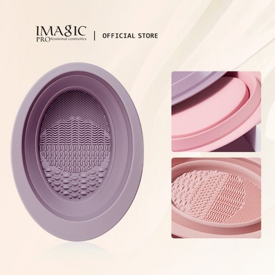 Dụng cụ vệ sinh cọ trang điểm IMAGIC bằng silicon gấp gọn tiện lợi