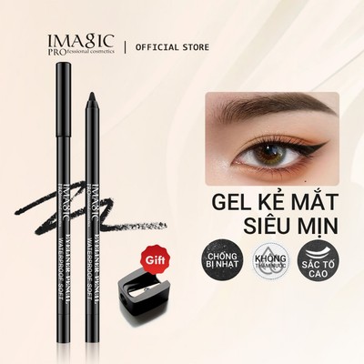 Imagic 1 Chiếc Màu Đen Chống Thấm Nước Bút Kẻ Mắt Bút Chì Trang Điểm Làm Đẹp Dụng Cụ Mỹ Phẩm + 1 Chiếc Bút Chì Đen