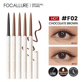 Bút chì kẻ mắt FOCALLURE đầu mảnh 1.7mm chống thấm nước lâu trôi 0.1g