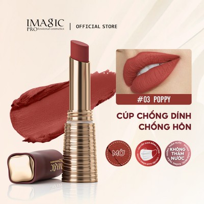 Imagic Son Môi Chống Dính Cốc Lip Tint 60S Phim Hình Thành Matte Velvet Trang Điểm Môi Chống Thấm Nước Mềm Mịn