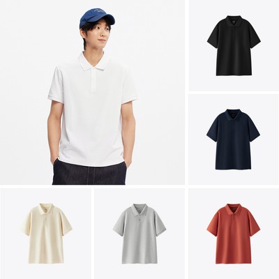 Semir Nam Polo Áo Thun Ẩm Đậm Màu Trơn Tay Áo Thun Mùa Hè 2025 Mới Top Trang Bị