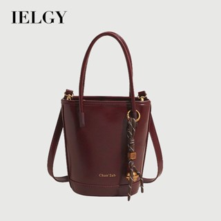 Túi xách cổ điển đơn giản IELGY Phiên bản Hàn Quốc Túi xô Túi đeo chéo một vai phù hợp