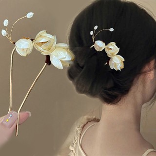 Mới Phong Cách Trung Hoa Phong Cách Trung Hoa Kẹp Tóc Nhẹ Nhàng Tính Khí Cuộn Kẹp Tóc Kẹp Tóc Sườn Xám Hanfu Mũ Đội Đầu Phụ Kiện