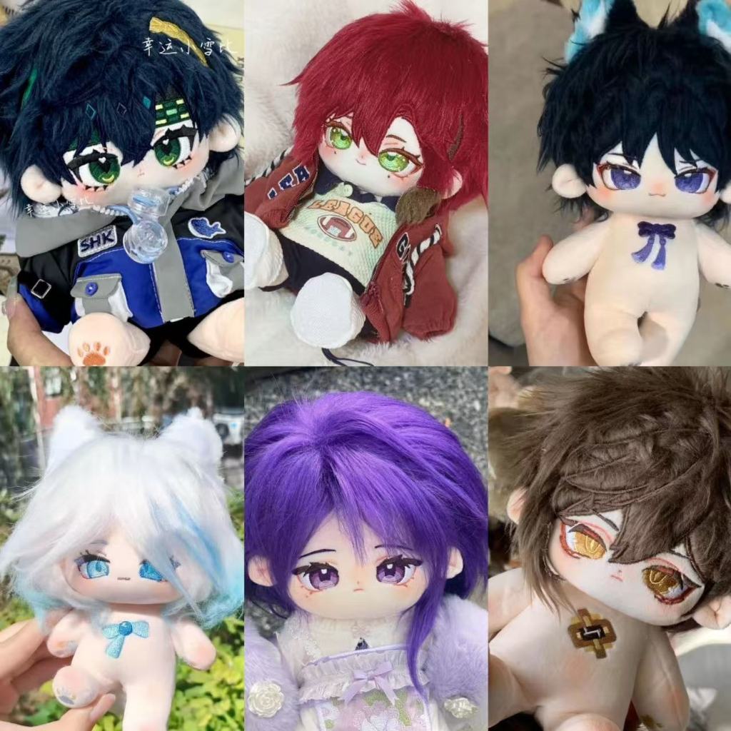 Trò Chơi Genshin Impact Tác Động Xiao Sang Trọng Cotton Búp Bê Venti Arataki Itto Nhồi Bông Anime 20