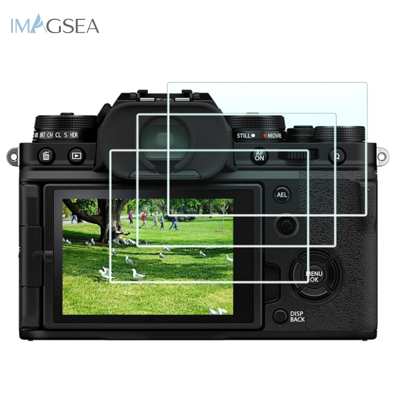 3 Gói Bảo Vệ Màn Hình Cho Fuji XT5 X-T5, Fujifilm XT5 X-T5 Camera Kính Cường Lực Cho Phụ Kiện Fuji X