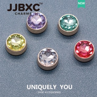JJBXC Cross Charms Shoes Khóa Trang Trí Đá Quý Màu Kim Cương Xanh Và Dòng Kim Cương Đỏ Độc Quyền Phụ Kiện Chính Hãng Cho Giày Dép Cross Quà Tặng Sang Trọng Sticker Dép Cross