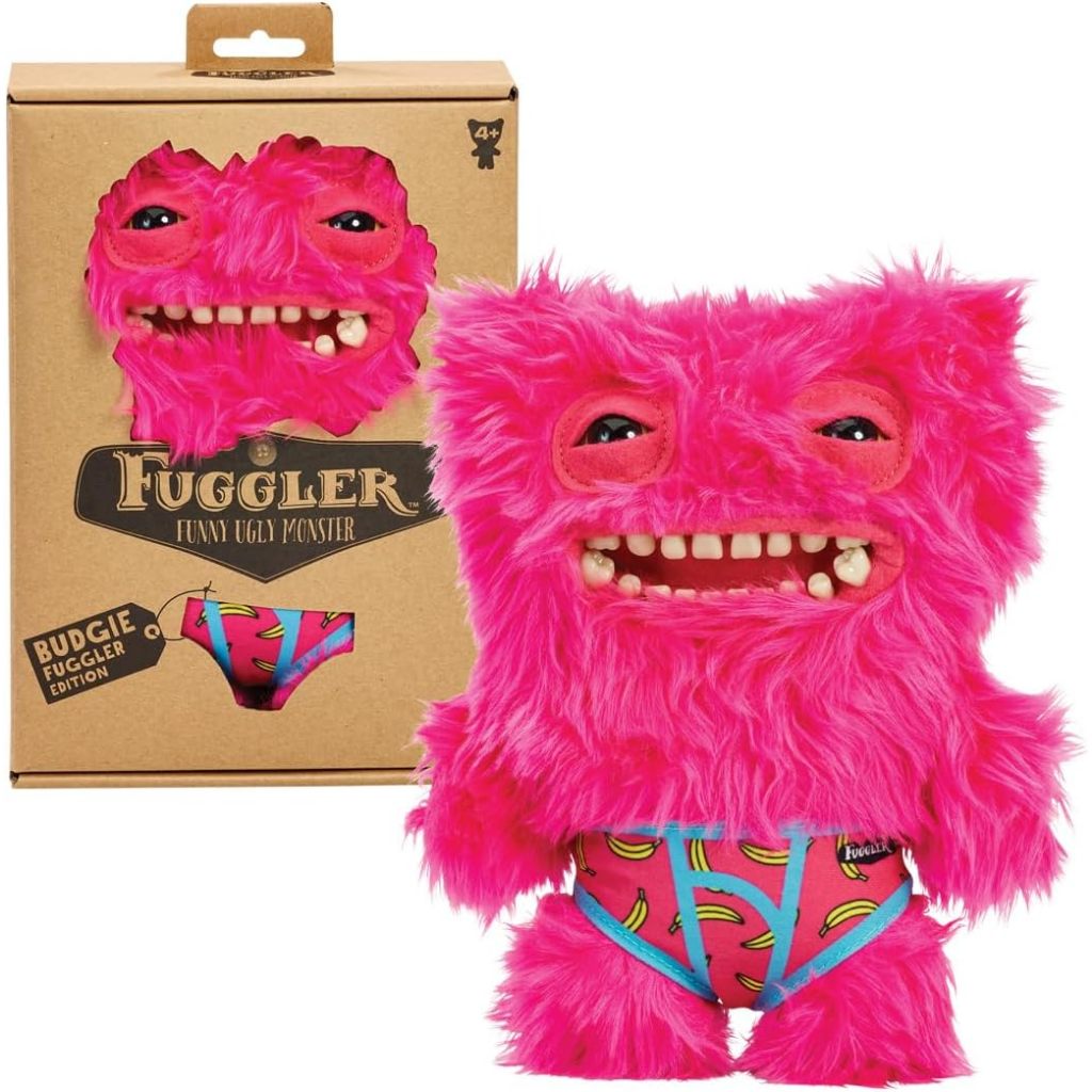 Fuggler Budgie Mr Nút Đồ Chơi Mềm Cho Trẻ Em Từ 4 Tuổi Trở Lên Răng Quái Vật Sang Trọng Xấu Xí Ngộ n