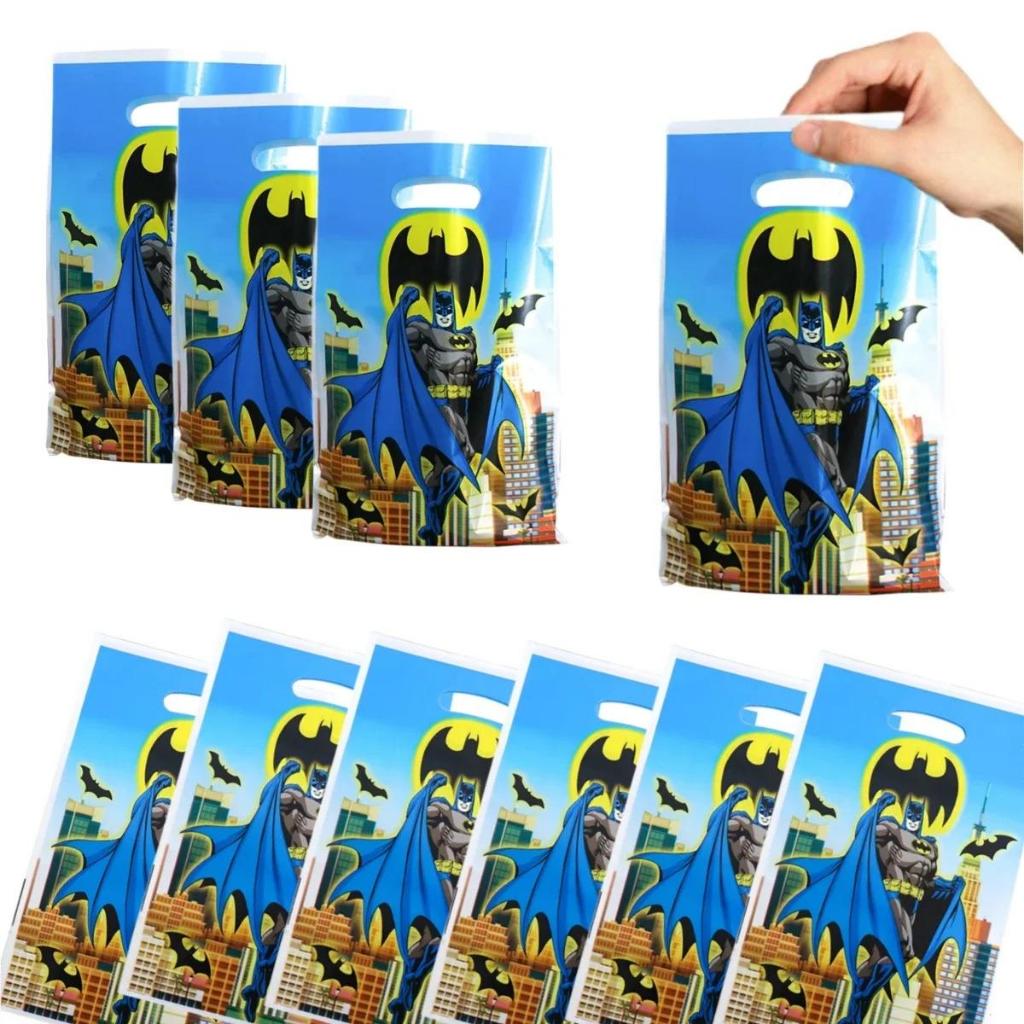 Kayou Batman Trang trí tiệc sinh nhậtBữa tiệc sinh nhật Túi nhựa Túi kẹo Túi Goody Túi Barbie Đồ dùn