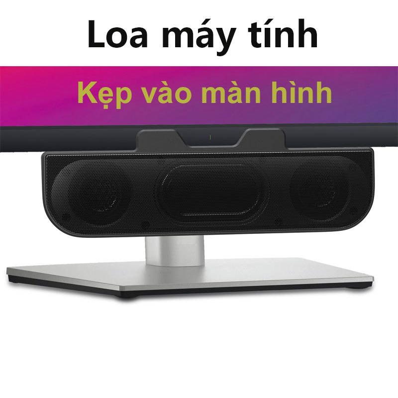 [Loa được kẹp vào màn hình] Loa Máy Tính Kẹp Để Màn Hình, Loa USB, Loa PC, Loa Laptop, Thanh Âm Than