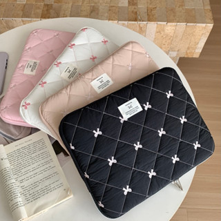 Túi đựng Laptop Ins Original Cool Bow Máy tính bảng chống sốc PC Liner Gói thích hợp cho 9.7 10 11 13 14 15 15.6-Inch