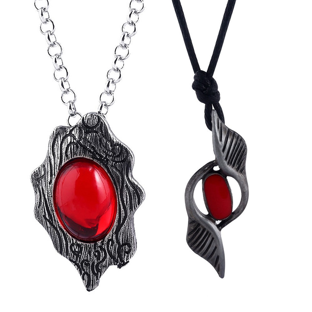 Vòng cổ bùa hộ mệnh Devil May Cry Dante, Mặt dây chuyền Ruby cổ điển