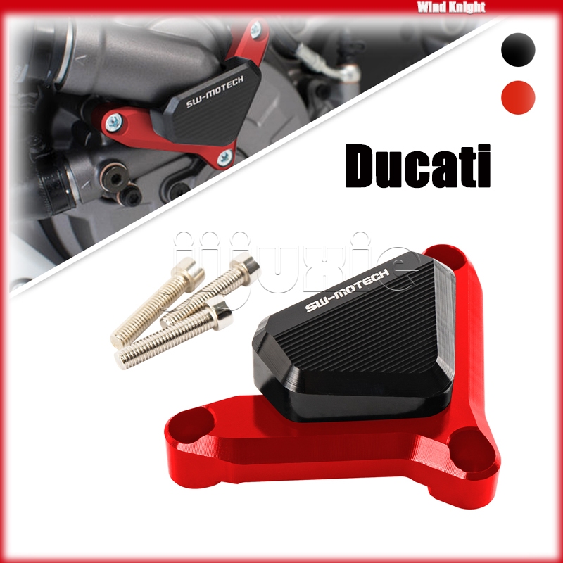 Dành Cho Ducati Monster 937 950 821 1200 Sửa Đổi Xe Máy Bơm Nước Động Cơ Thanh Trượt Bảo Vệ Vỏ Monst