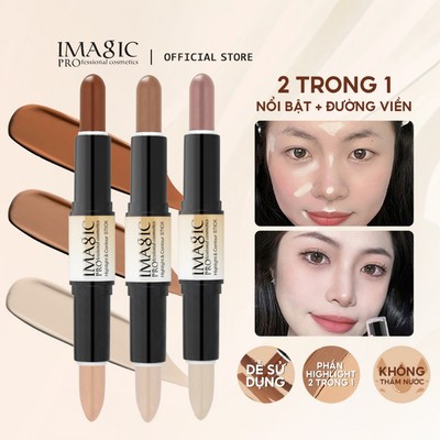 Thỏi kem tạo khối bắt sáng hai đầu IMAGIC FA-108 38g