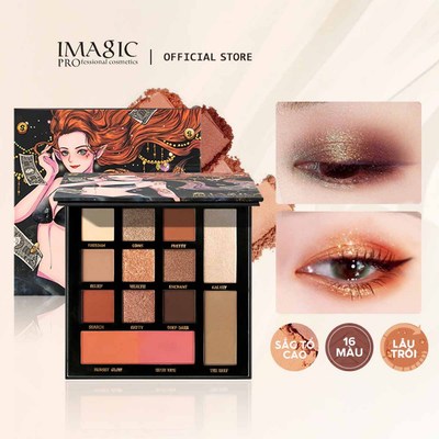 【Đổi thưởng thành viên】Bảng Phấn Mắt imagic 13 Màu Đa Năng Trang Điểm Chuyên Nghiệp