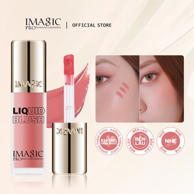 Imagic 8 Màu Sắc Mặt Sắc Tố Blush Tự Nhiên Cheek Mặt Trang Điểm Blush Liquid Blush Beauty Makeup 6.5ML