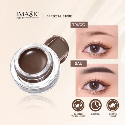 Gel lông mày không tàn ác IMAGIC kèm cọ 6 màu Kem trang điểm mắt