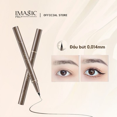 Bút kẻ mắt dạng lỏng IMAGIC Nhanh khô Chống thấm nước 0,014mm Siêu mỏng Lâu trôi Trang điểm mắt chống nhòe