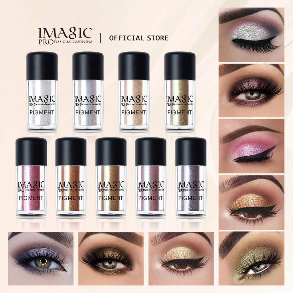 Imagic Phấn Mắt 9 Màu Tùy Chọn Lấp Lánh Tiện Dụng
