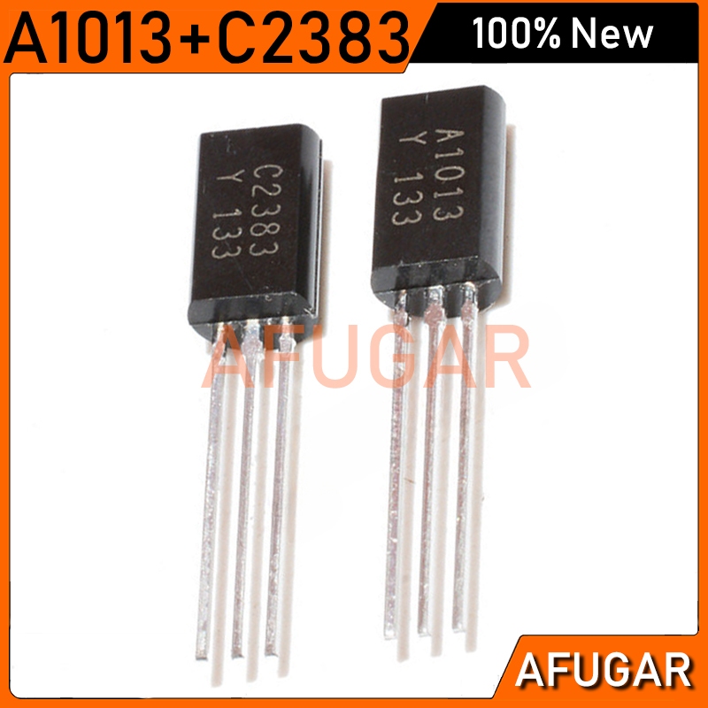 100 Cặp / 200 Cái 2SA1013 2SC2383 TO 92L triode A1013 C2383 cặp khuếch đại âm thanh âm thanh