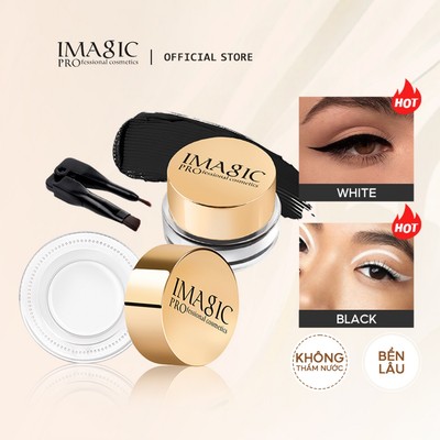 Imagic gel Kẻ Mắt 3 Màu Đen / Trắng / Xanh Dương Lâu Trôi Chống Thấm Nước 47g