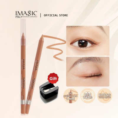 Imagic Bút Kẻ Mắt Màu Khỏa Thân Có Bút Chì Mài Lót Lâu Dài Mắt Gel Chống Thấm Nước Trang Điểm Mắt