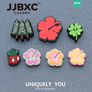 JJBXC   Charms Shoes Khóa Trang Trí Hoa Thông Series Độc Quyền Phụ Kiện Chính Hãng Cho Giày Dép   Quà Tặng Phong Cách Sticker Dép  