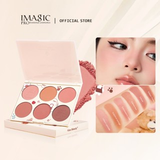 Bảng má hồng IMAGIC 6 màu tạo khối tự nhiên không thấm nước 142g