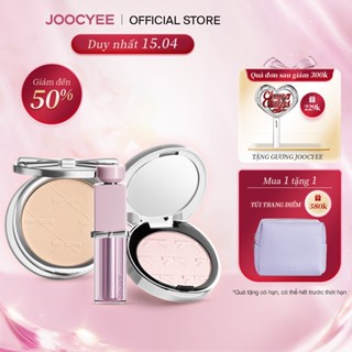 [Silver Bow Collection] Bộ 3 Sản Phẩm JOOCYEE Phấn Phủ Nén Che Phủ Kiềm Dâud & Son Bóng Dưỡng Ẩm Căng Mọng & Má Hồng Bắt Sáng Tự Nhiên Lâu Trôi 13g