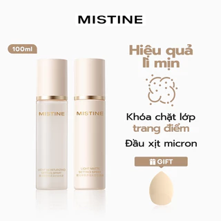 xịt khoá makeup Mistine xịt khoá nền 100ml/30ml Hiệu quả lì mịn