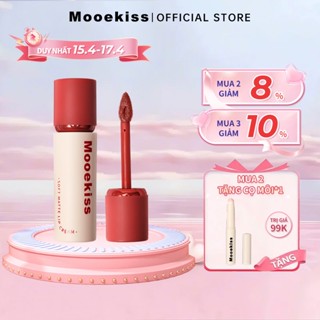 Son Mooekiss Không dính cốc Kỹ thuật khóa màu Son lì Son môi 6 Màu Có Sẵn 3g