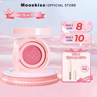 Má hồng kem Mooekiss phấn má hồng cushion Matte Màu nude tự nhiên Nhẹ nhàng không bóng dầu Nhỏ gọn 3.2g