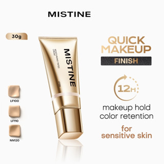 Mistine Real Gold Kem trang điểm cách ly Kem che khuyết điểm Trang điểm khỏa thân tự nhiên Kem lười biếng