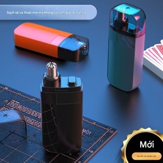 Di Động Điện Mũi Tông Đơ Cắt Tóc Lông Mày Cạo Râu Sạc USB Dao Cạo Râu Nosehair Không Dây Nam Sạc Không Đau Clipper