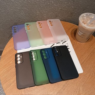 Dành Cho Samsung Galaxy S25 Ultra S25 + S25 Edge A55 A54 A34 A14 A53 A52 A32 4G Ốp điện thoại Matte Nửa Trong Suốt Mềm TPU Siêu Mỏng
