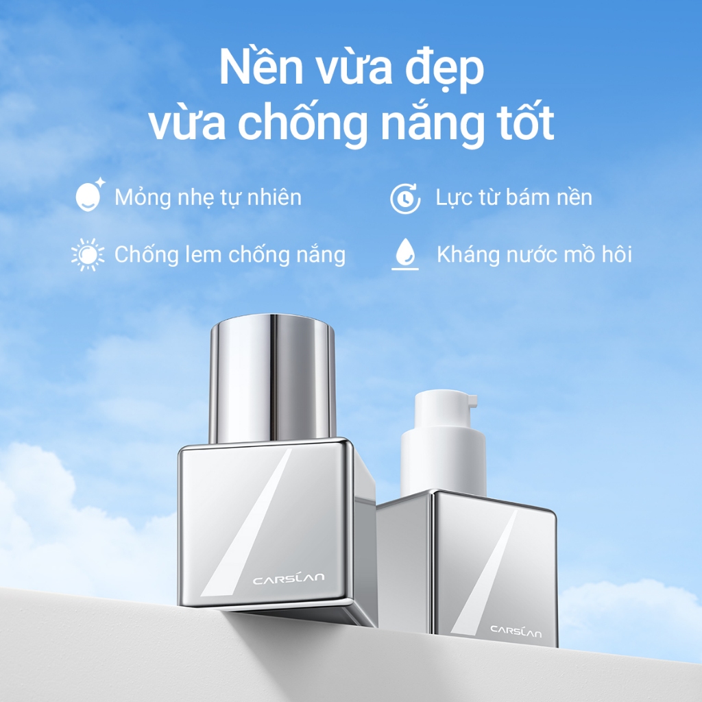 Kem Nền chống nắng Carslan White Magnet chống lem kháng nước SPF50+ PA++++ 30g | BigBuy360 - bigbuy360.vn