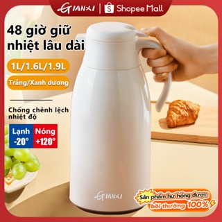 GIANXI【Có hàng tồn kho  bình nước giữ nhiệt chai nhựa bình giữ nhiệt bình thuỷ tinh đựng nước Phích nước nóng pha trà cao cấp 1-1.9L