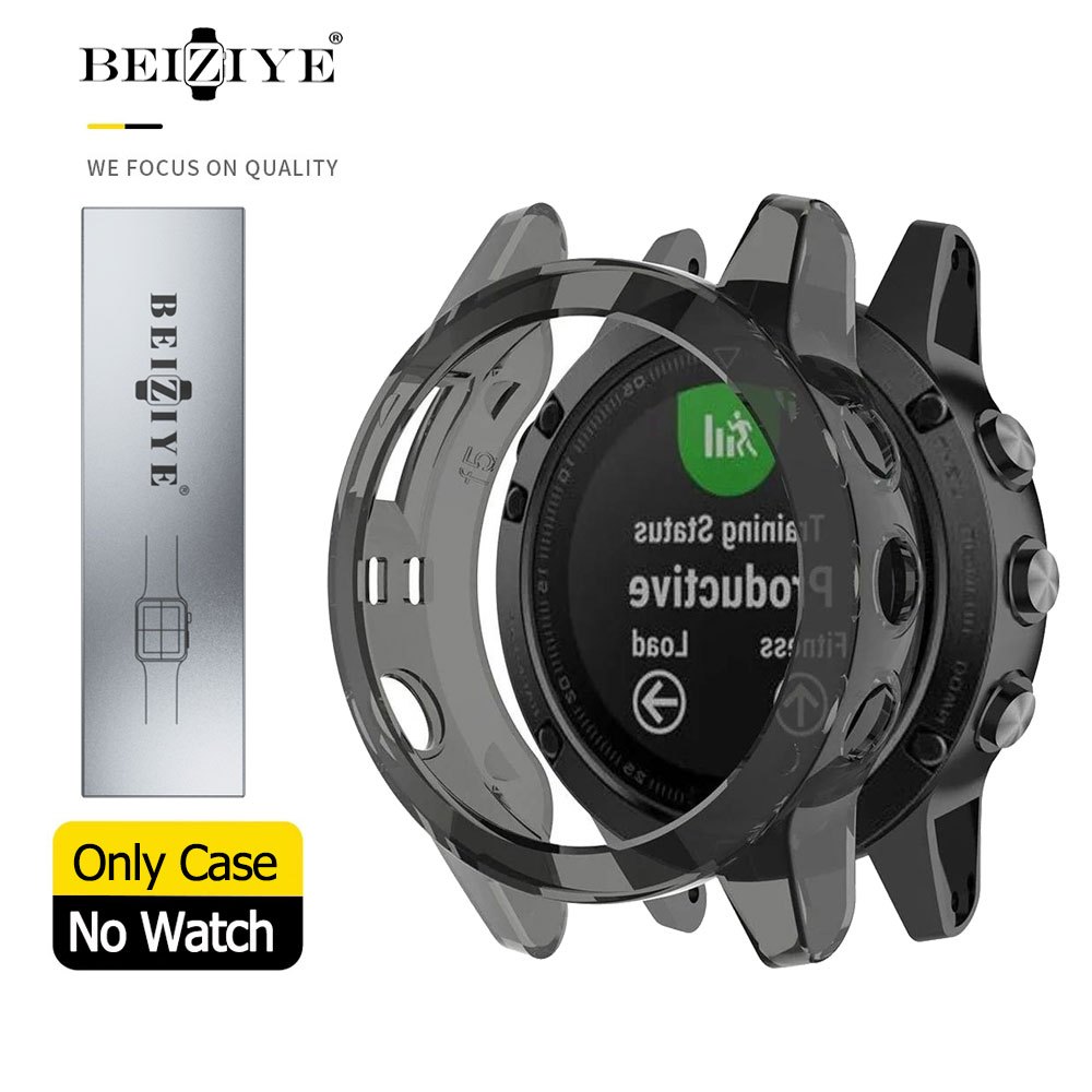 Beiziye Ốp bảo vệ silicon TPU Cho Đồng Hồ Thông Minh Garmin Forerunner 165 165 Music