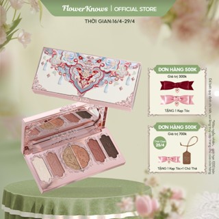 Flower Knows Butterfly Cloud Collar Collection Bảng phấn mắt 6 ô khắc nổi 6,5g