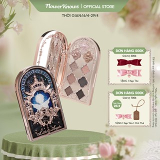 Bảng phấn mắt Flower Knows hình thiên thần nhỏ phối hoa xinh xắn 10.5g