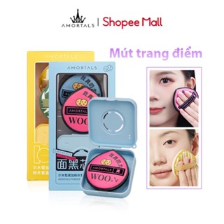 Mút Tán Kem Nền AMORTALS – Bông Phấn Đen Mới Bộ XL Dụng Cụ Trang Điểm Cao Cấp