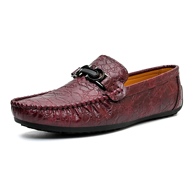 Giày lười nam thời trang Slip on Men Driving Shoes Văn phòng thoáng khí