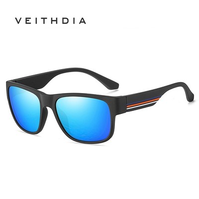 VEITHDIA Kính râm phân cực thời trang nam UV400 Kính bảo vệ Tầm nhìn ban đêm để lái xe Ống kính quang học Kính râm nữ F3018