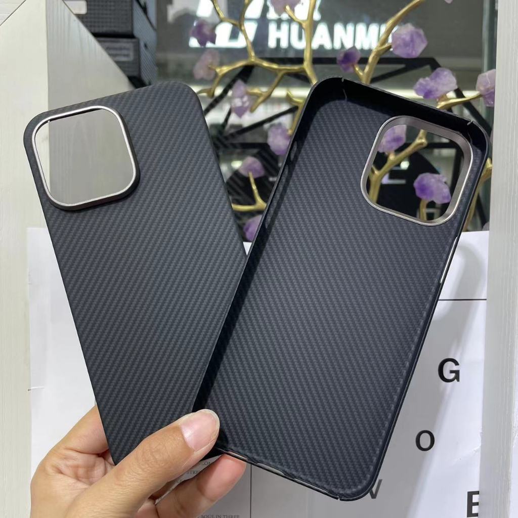 Vỏ điện thoại di động Kevlar cho iPhone14Pro iphone15promax Vỏ sợi Aramid iphone13promax