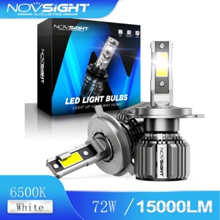 Novsight Đèn Pha Led 9005 9006 H4 H7 H11 880 72w 15000lm 6000K Cho Xe Hơi Tiện Dụng Một đôi