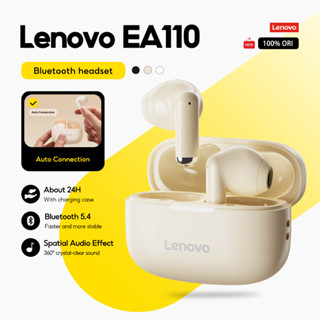 Tai nghe Lenovo EA110 Mini Buds Tai nghe không dây đích thựcTWS Bluetooth 5.4 Độ trễ thấp Điều khiển cảm ứng Tuổi thọ pin dài HD Voice có Mic
