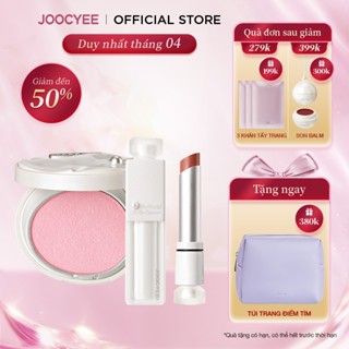 [Pearl Collection] Bộ 2 Sản Phẩm Ngọc Trai JOOCYEE Son Bóng Dưỡng Ẩm Căng Mọng Bóng Mượt & Phấn Má Hồng Đơn & Phấn Bắt Sáng Nhũ Mịn Tự Nhiên Lâu Trôi 5g
