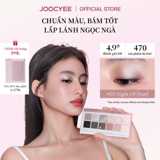 [Pearl Collection] Bảng Phấn Mắt Ngọc Trai JOOCYEE 12 Ô Đa Năng Dễ Tán Mịn Màng Nhũ Sáng Tiệp Da Mỏng Nhẹ Mềm Mại Bền Màu Lâu Trôi Nổi Bật Tự Nhiên