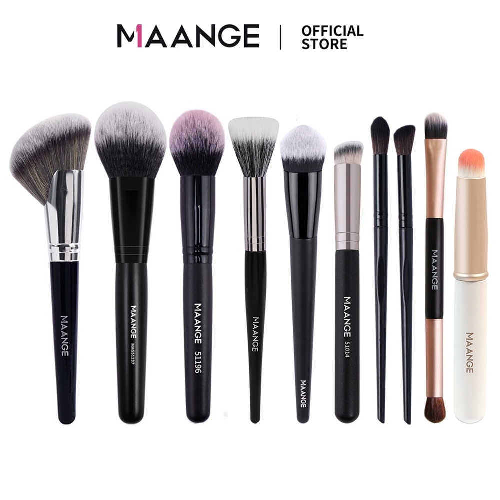  MAANGE Bộ Cọ Trang Điểm Lẻ Cá Nhân  Cọ Tán Kem Nền   Cọ Che Khuyết Điểm    Cọ Tạo Khối   Cọ Má Hồng  